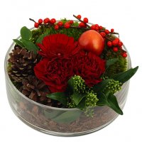 Juldekoration - Jul blommor - Skicka blommor och presenter i %city%